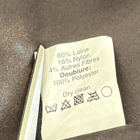 J.Crew Woman's Black/Grey Wool Outdoor Duffle Toggle Short Coat Sz 0 - Picture 11 of 11